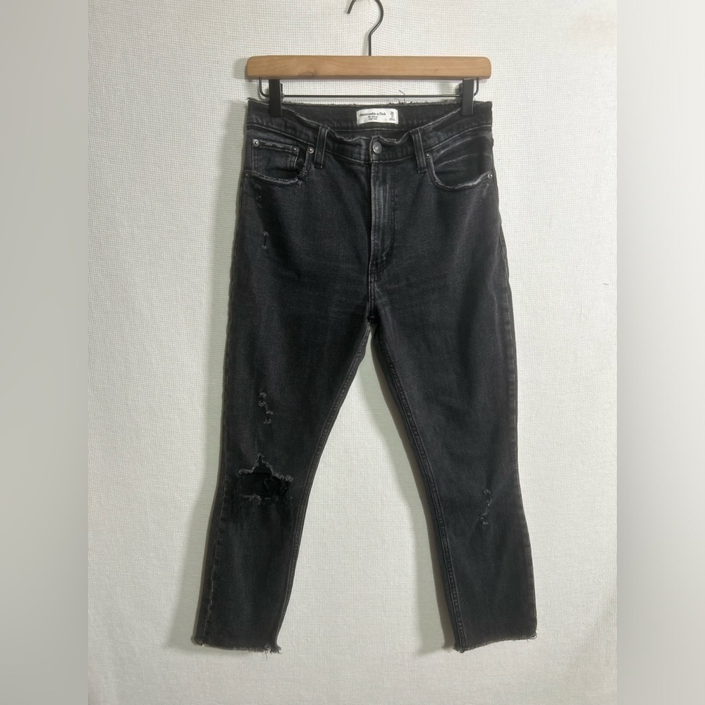 Abercrombie & fitch high rise skinny jeans